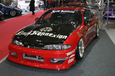 Red S14 Zenki with Final Konnexion Type I body kit