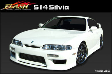 White Silvia Zenki with G Corporation kit and Gram Light 57D wheels
